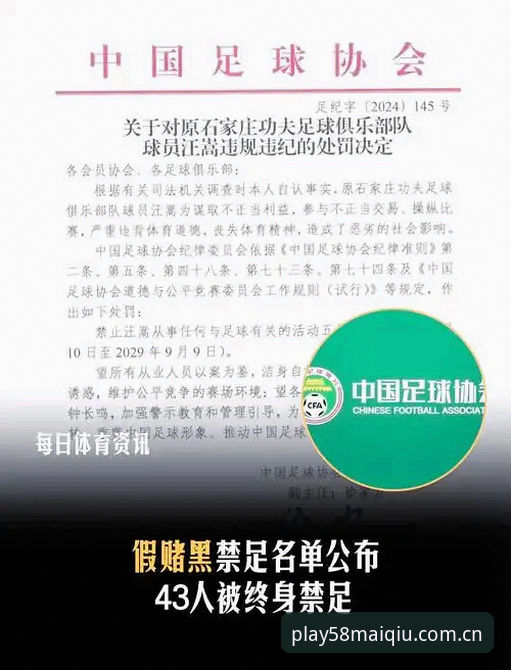 买球比分详情 从足协第三批禁足名单看赛事公平性——58买球用户必备知识